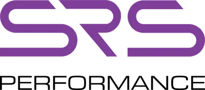 The SRS Performance logo, the letters S R S drawn as one continuous purple stroke above the word Performance.